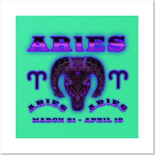 Aries 3a Seafoam Posters and Art